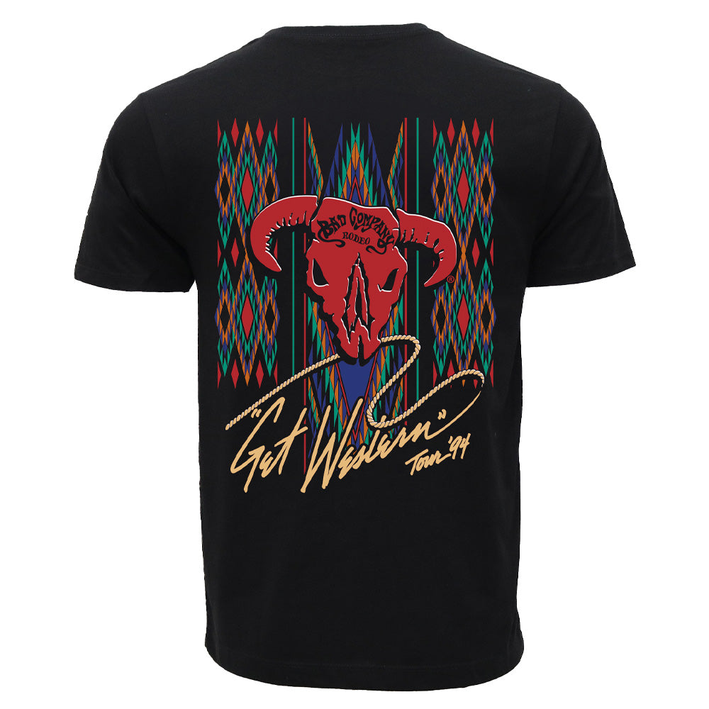 Bad Company T-shirt Black w/Multi-Color Logo