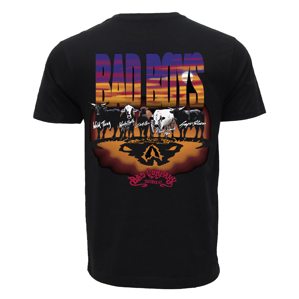 Youth Bad Company T-shirt Black w/Multi-Color Bad Boys Logo