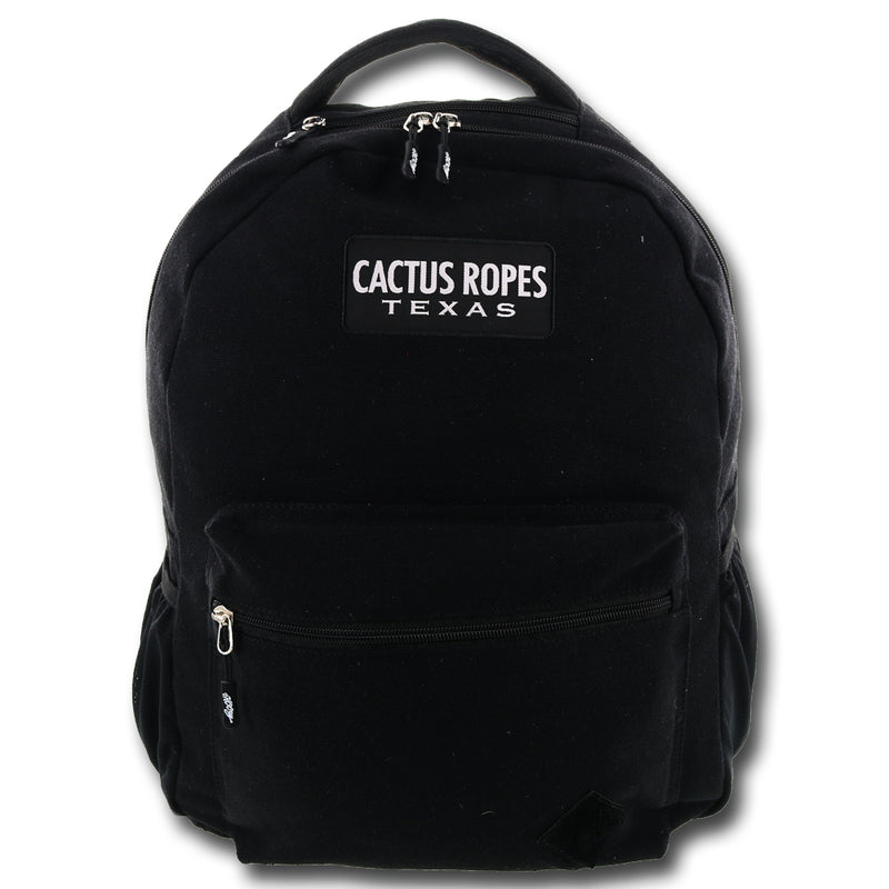 Cactus Ropes Black Backpack
