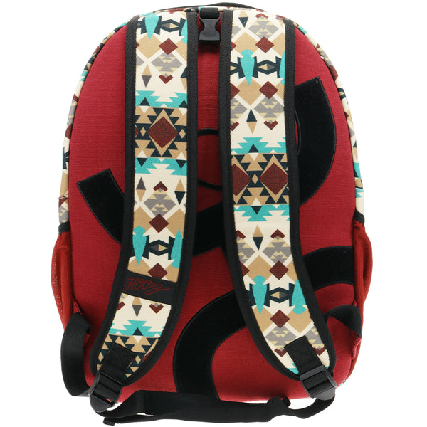 "Recess" Hooey Backpack Cream/Turquoise w/Aztec