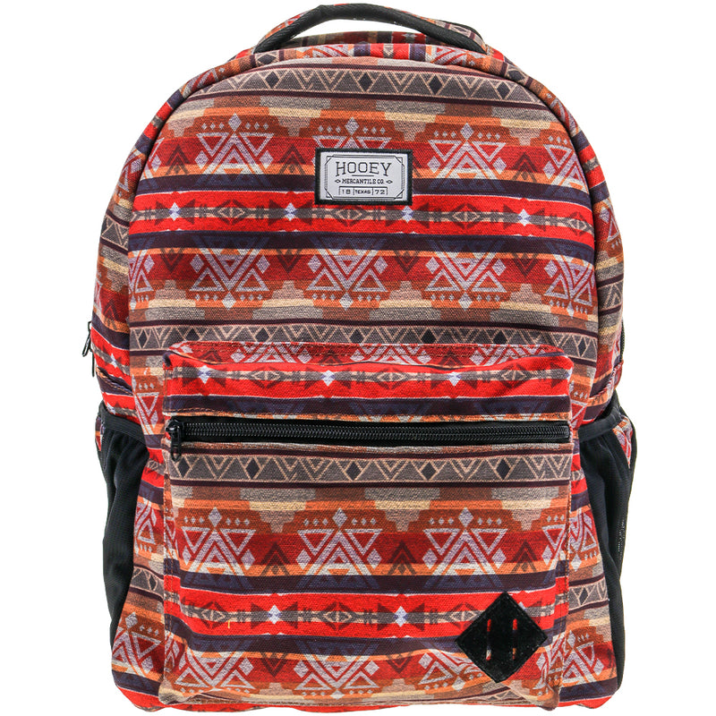 "Recess" Hooey Backpack Red/Tan/Black w/Black/Tan Accents