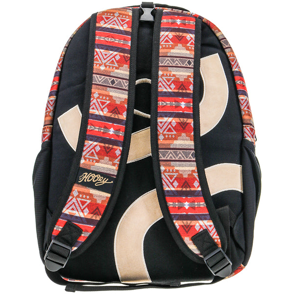 "Recess" Hooey Backpack Red/Tan/Black w/Black/Tan Accents