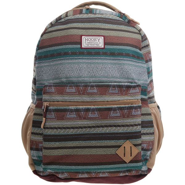 "Recess" Hooey Backpack Serape/Tan & Burgundy