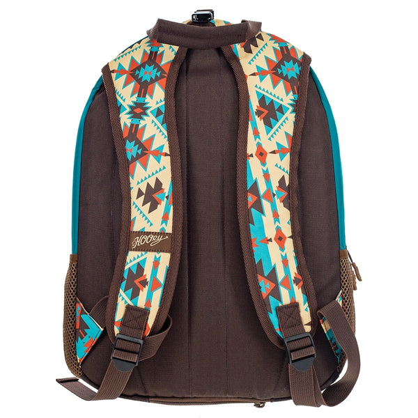 "Rockstar" Hooey Backpack Aztec/Turquoise & Brown