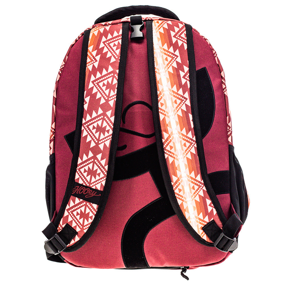 "Recess" Hooey Backpack Maroon/Aztec