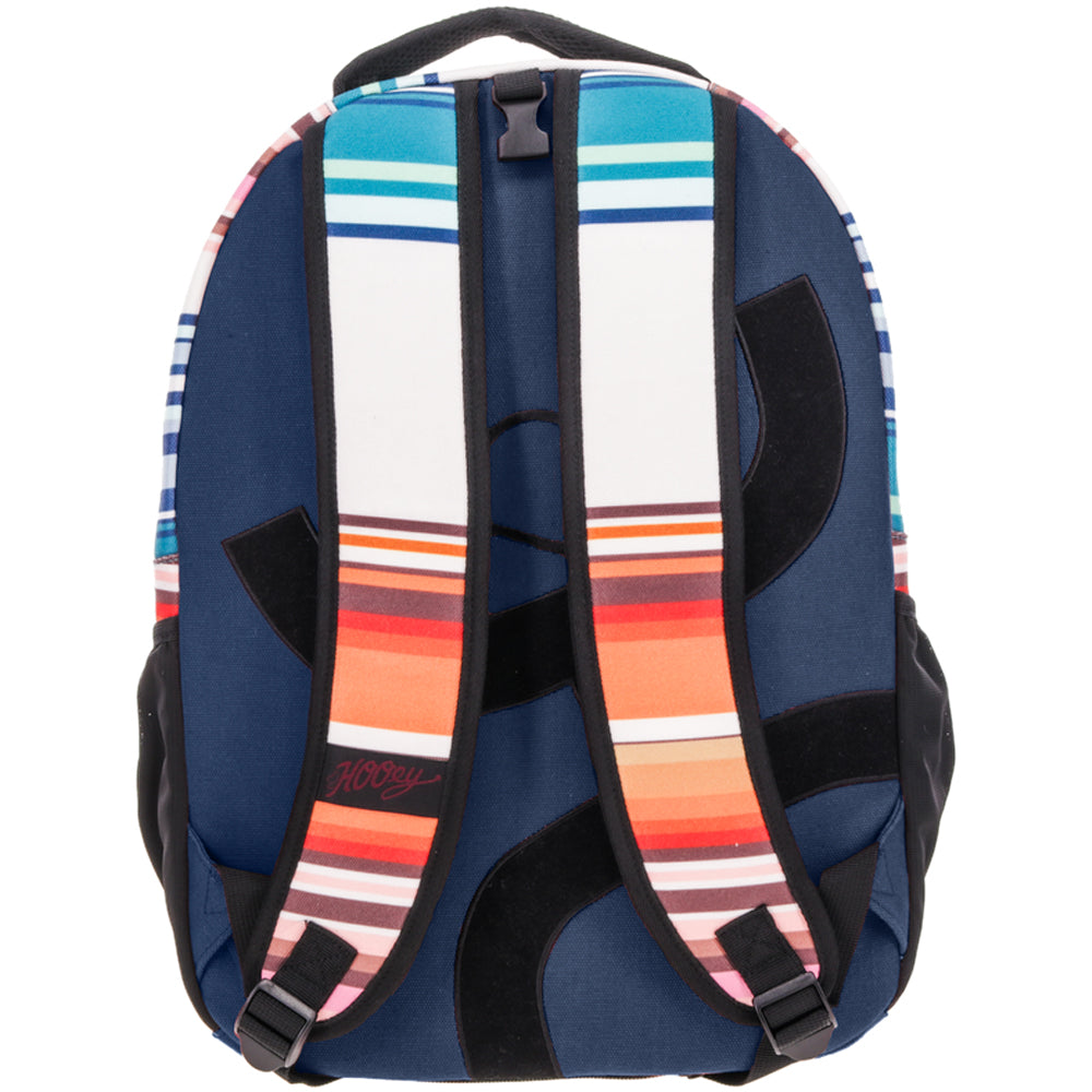 "Recess" Backpack Multi-Color Serape w/Navy