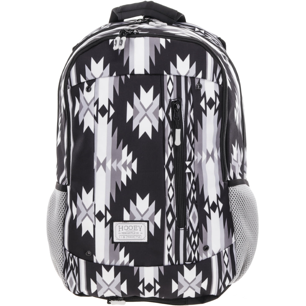 "Rockstar" Backpack Black & Grey Aztec