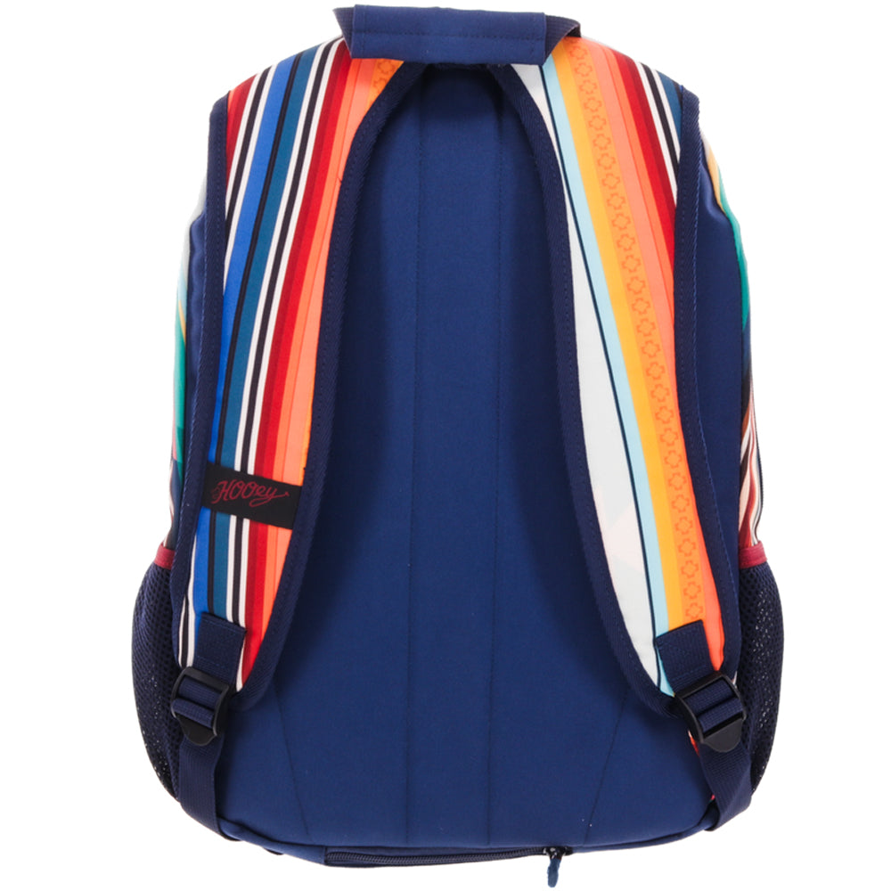 "Rockstar" Backpack Multi-color Serape/Navy