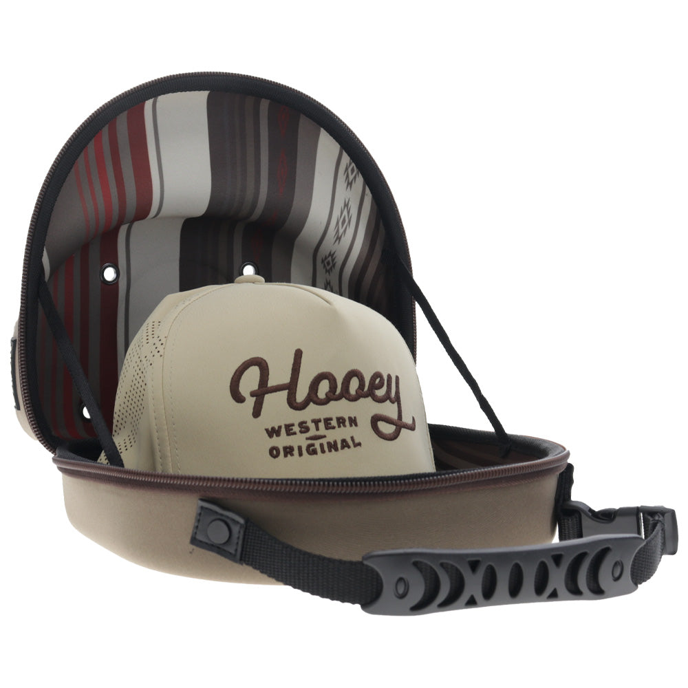 Cap Carrier Standard Size Brown/Red Aztec