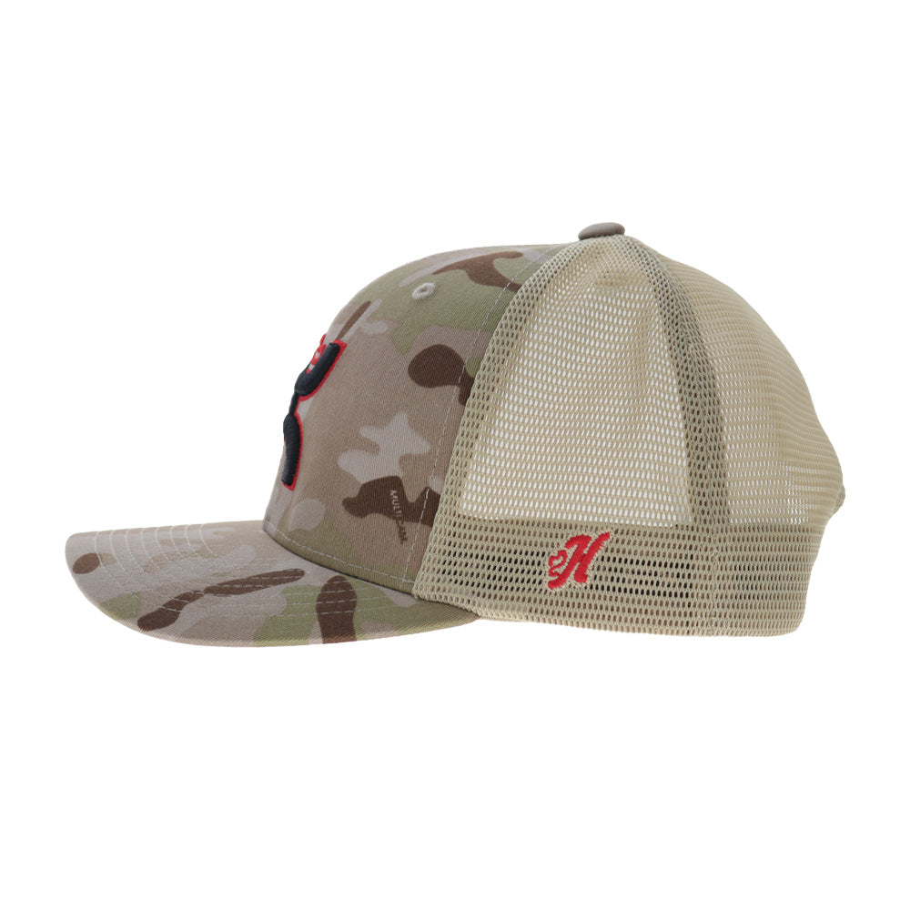Chris Kyle 6-Panel Trucker Snapback Hat Brown/Camo