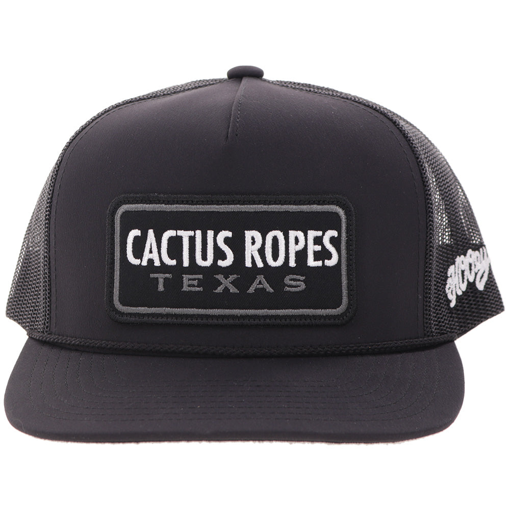 "CR125" Cactus Ropes Hat Black/White