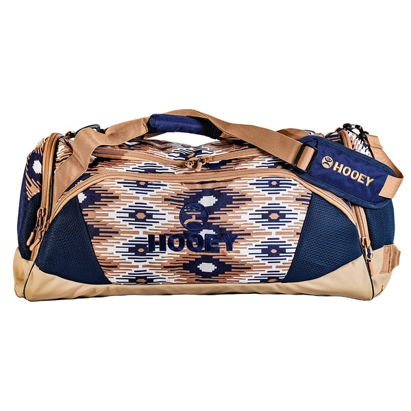 "The Competitor" Carry-All Bag Navy/Tan Aztec