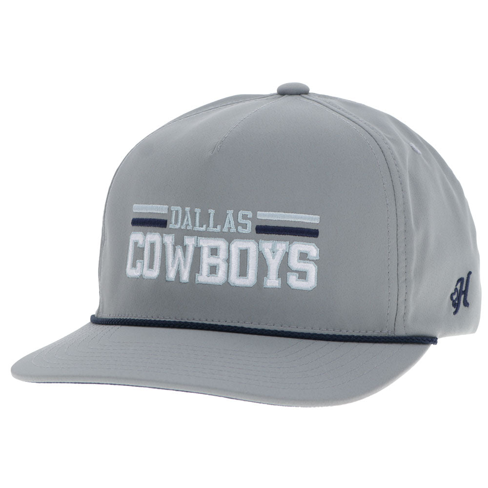 "Dallas Cowboys" Hat Grey w/White Logo