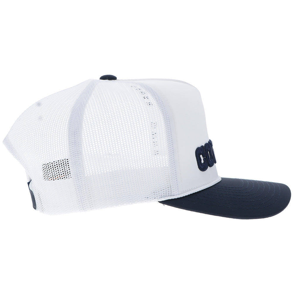 "Dallas Cowboys" Hat White w/Navy Logo