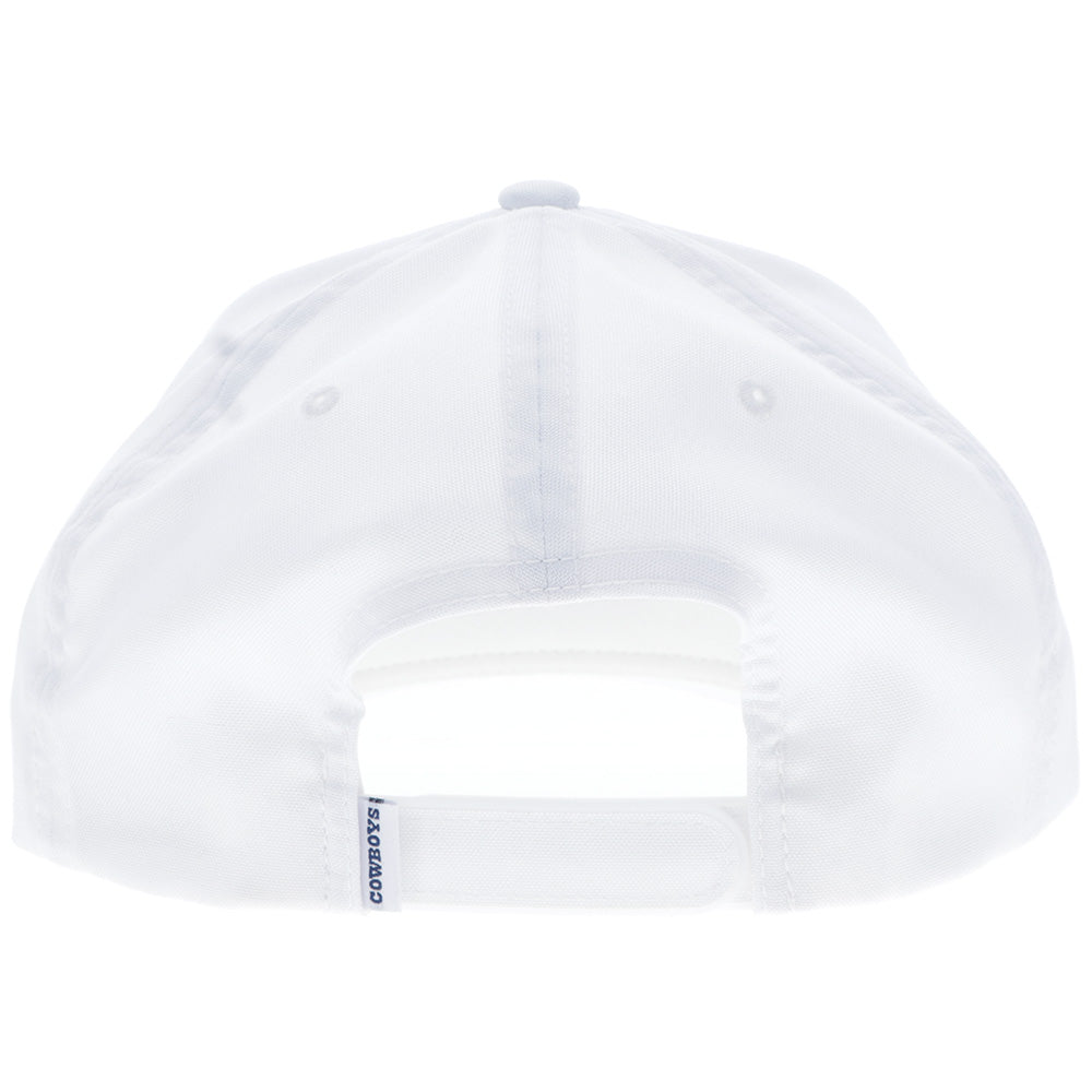 "Dallas Cowboys" Hat White w/Navy Logo