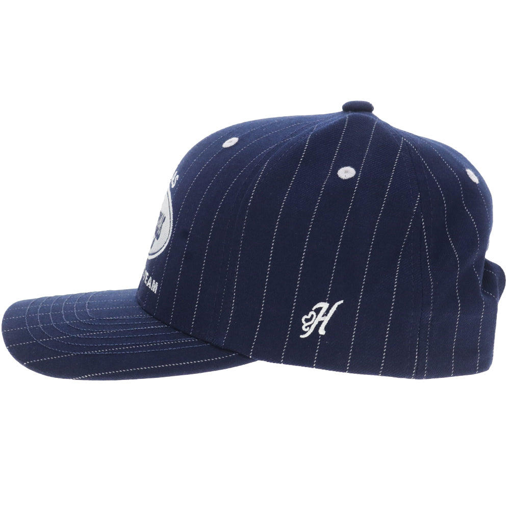 Dallas Cowboys 5-Panel Full Surround Hat Blue /White Pinstriped 7541T-NV