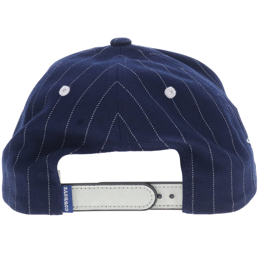 Dallas Cowboys 5-Panel Full Surround Hat Blue /White Pinstriped 7541T-NV