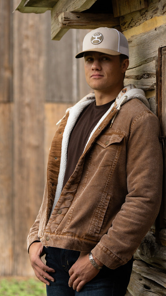 Hooey Corduroy Hooded Jacket