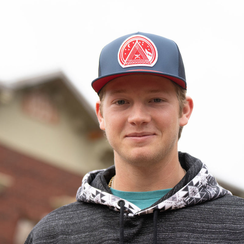 "Hooey Music" Hat Navy w/Red/White Logo