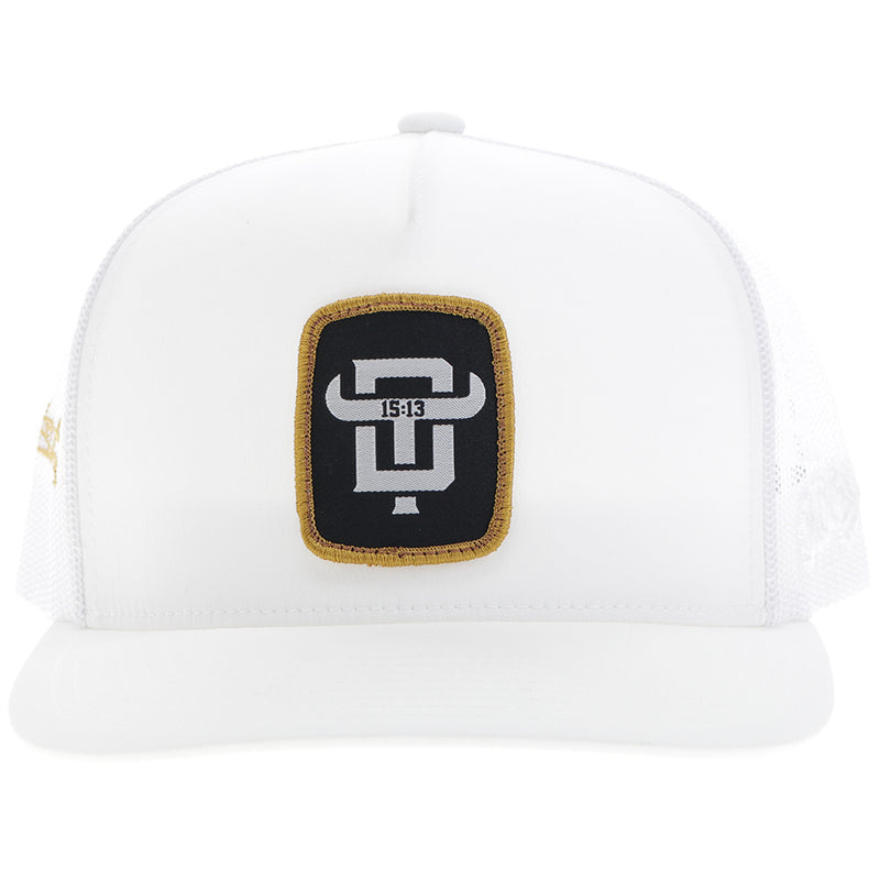 Dusty Tuckness White Hat w/Hooey Logo