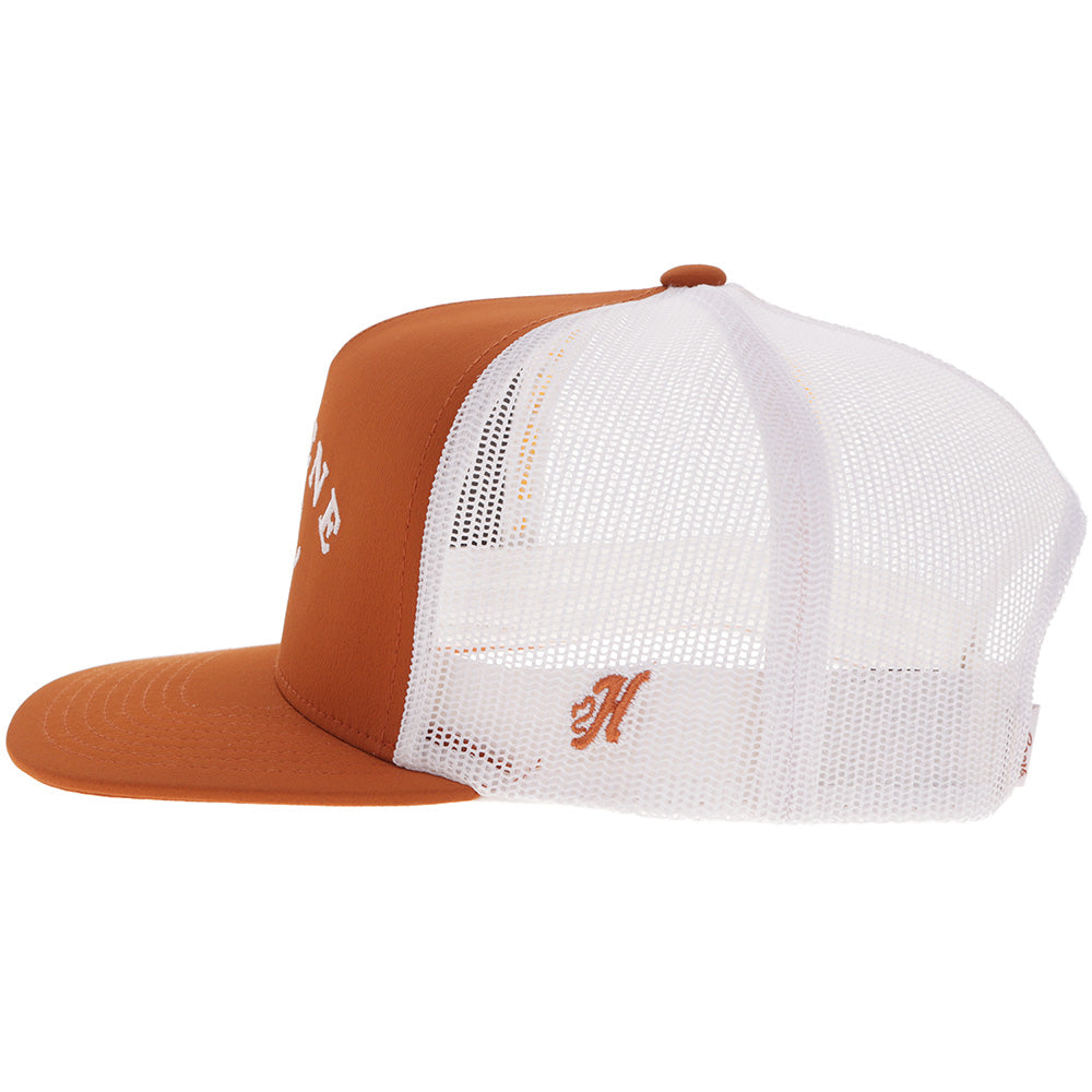 "Gruene Hall" Hat Orange/White