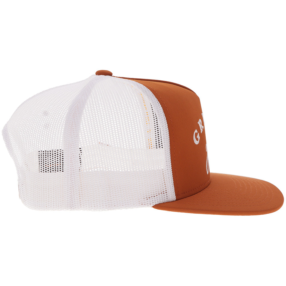 "Gruene Hall" Hat Orange/White