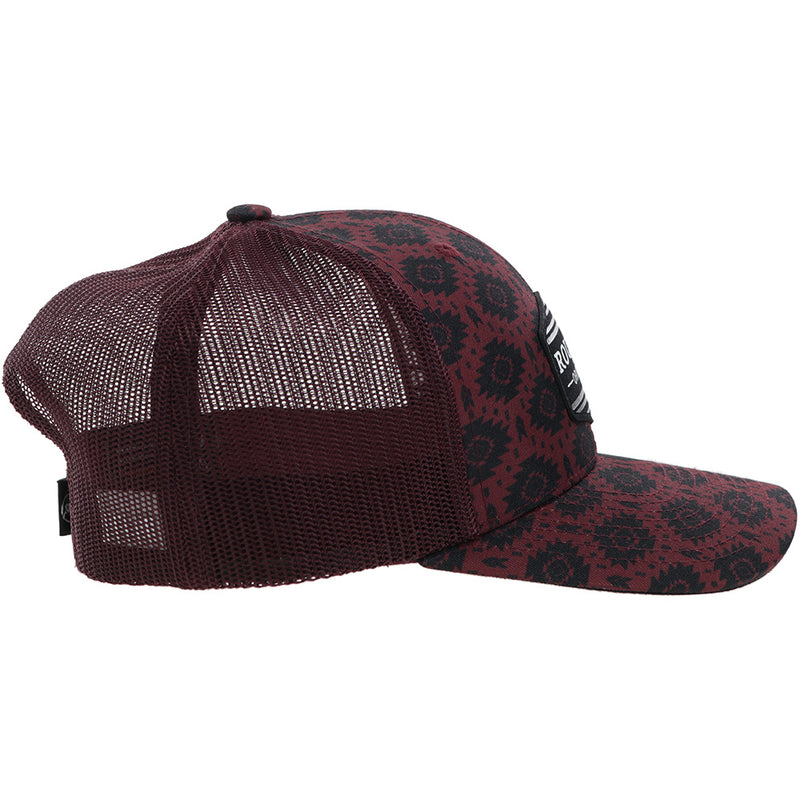 "Tribe" Roughy Hat Red w/Black & White Patch