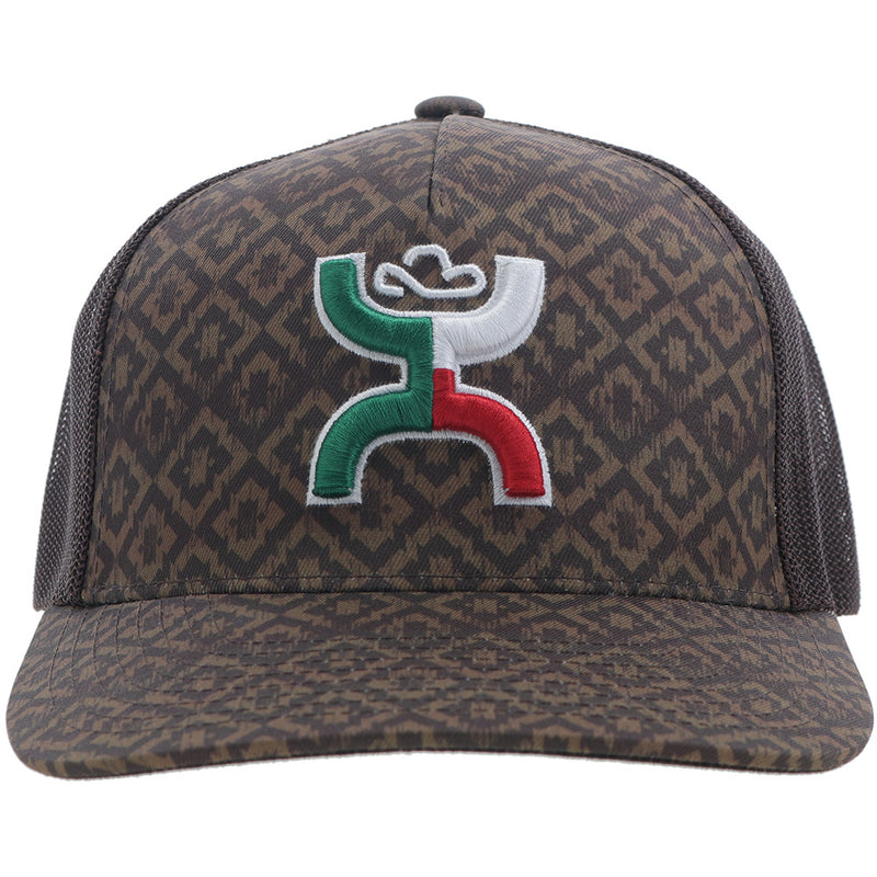 "Boquillas" Hooey Hat Tan/Brown w/Red/White & Green Logo