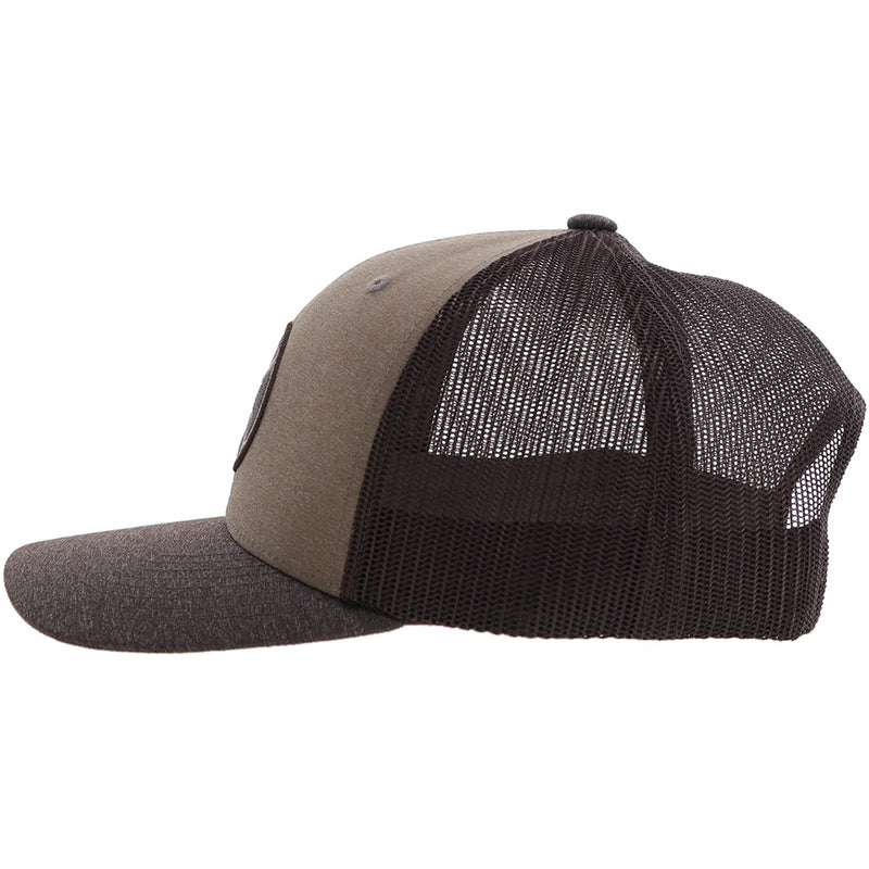 "Primo" Hooey Hat Brown w/Black/Cream Patch