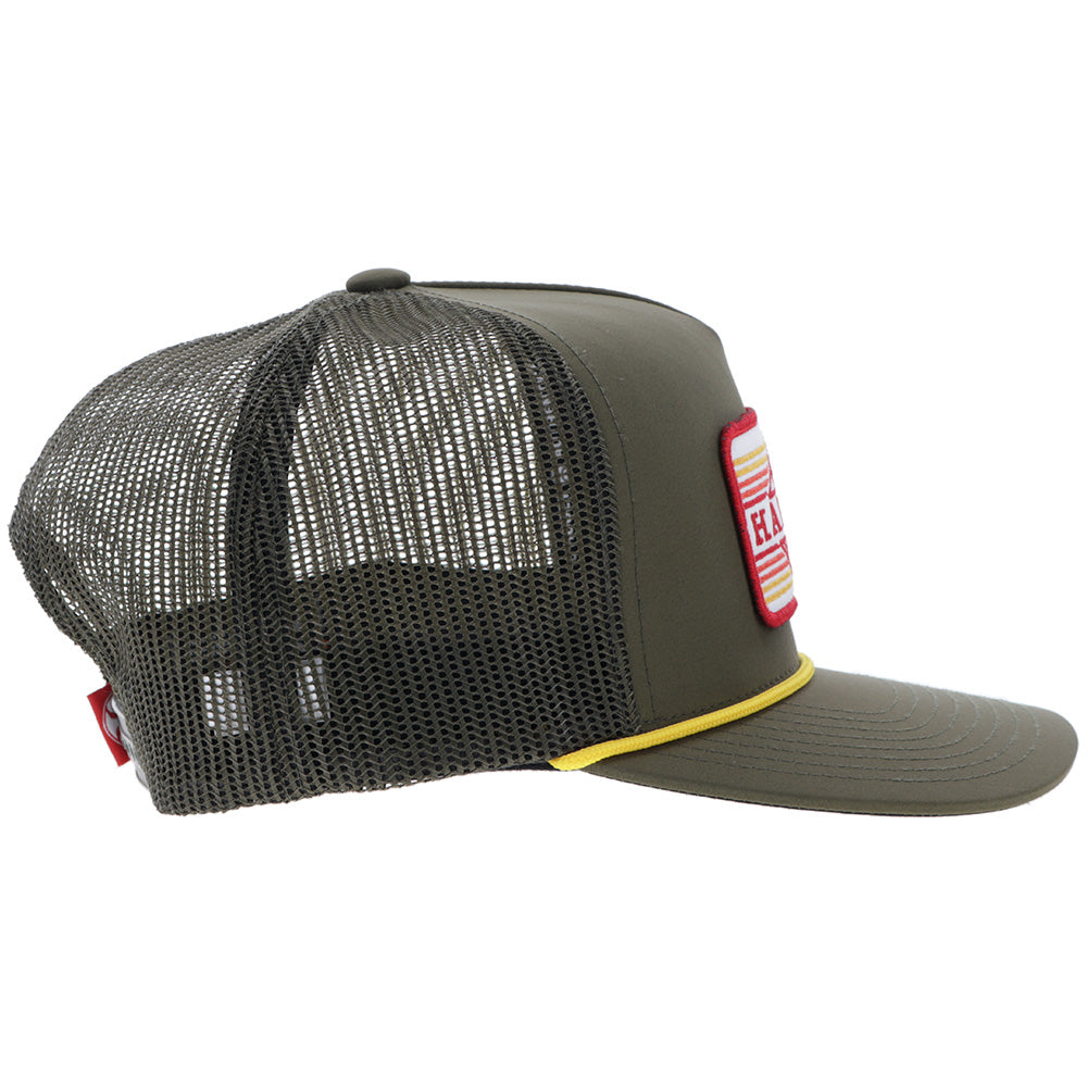 "Habitat" Hat Green w/Rectangle Patch