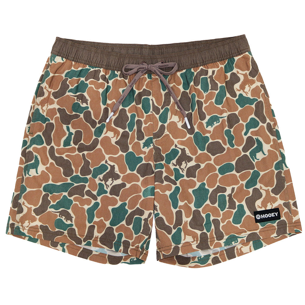 "Bigwake" Boardshort Hooey Critter Camo