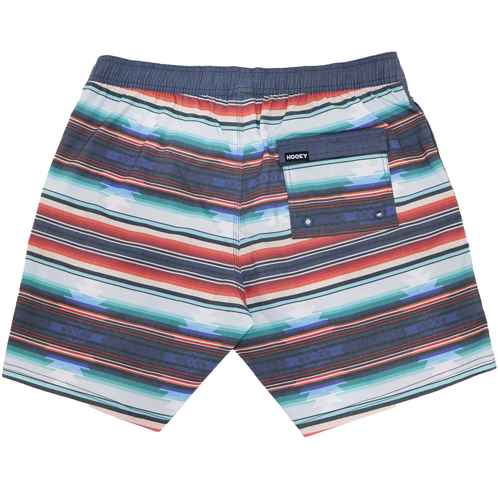 "Breaker" Boardshort Red/Blue Stripes