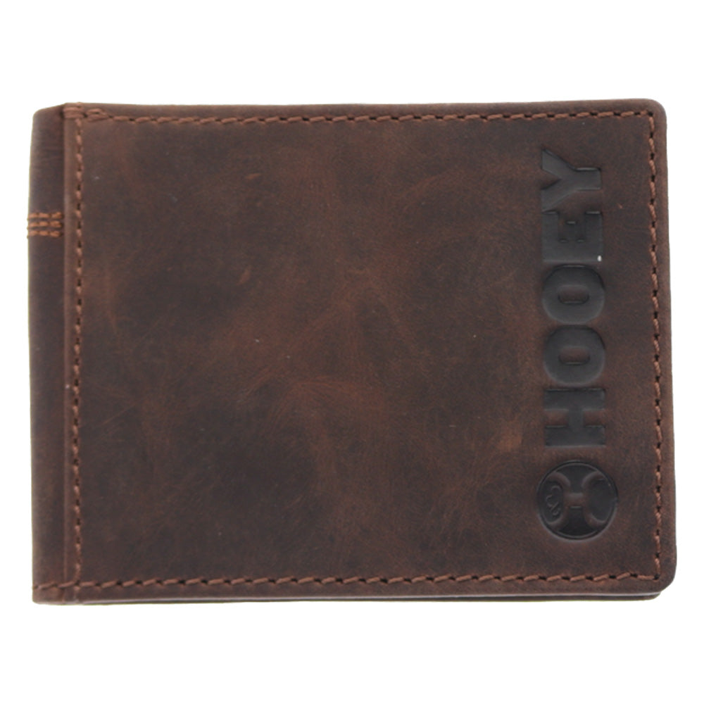 Wyatt Front Pocket Bifold Wallet Brown Leather
