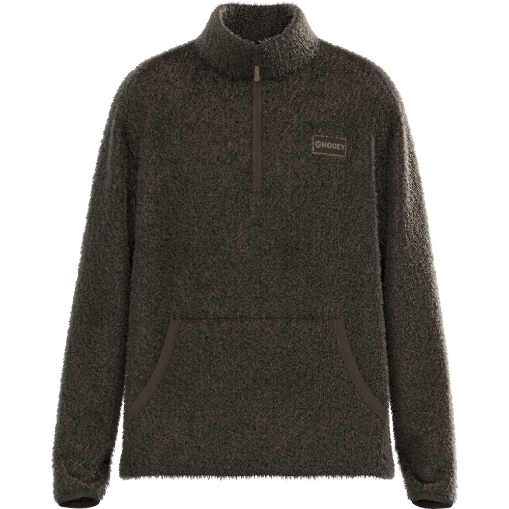 Bozeman Fleece Pullover Dark Brown