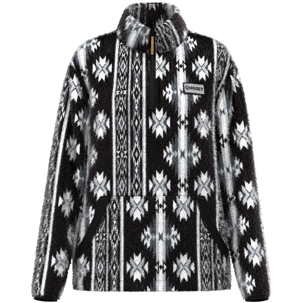 Youth Kodi Fleece Pullover Black/Aztec
