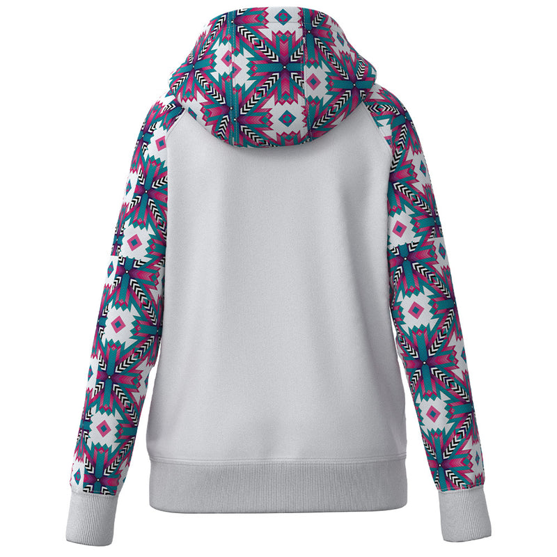 Youth "Rope Like A Girl" White/Aztec Hoody