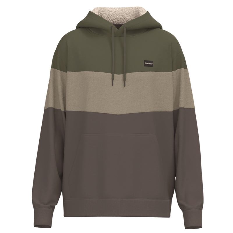 Breck Olive, Grey, and Charcoal hoody
