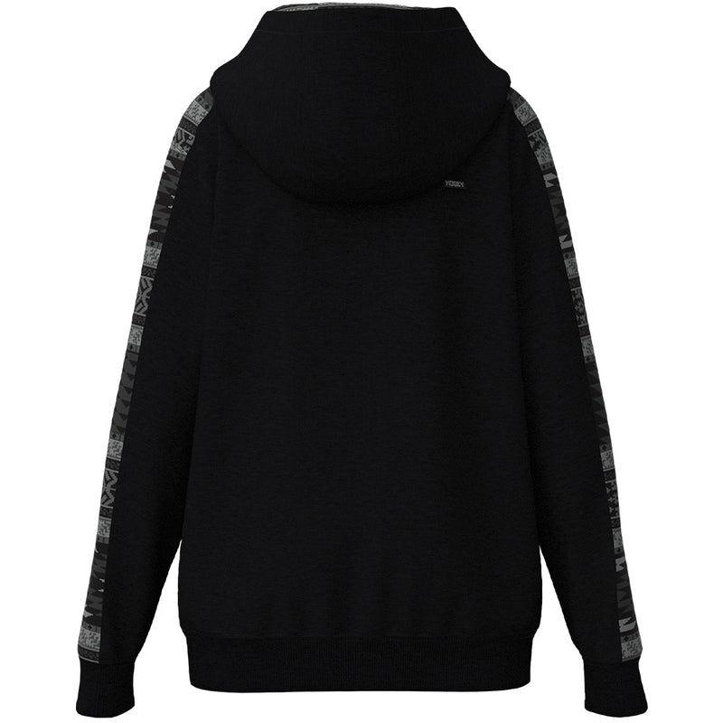 Youth "Canyon" Black w/Grey Aztec Hoody