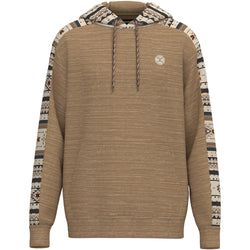 "Canyon" Light Brown w/Pattern Hoody