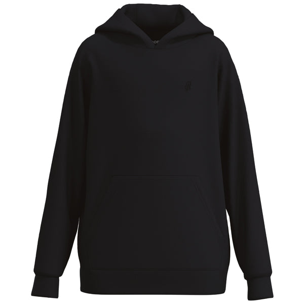 hero image of blacked out hooey hoody