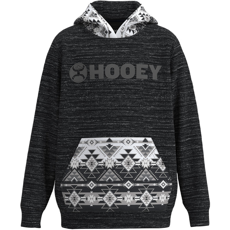 Youth "Legendary Hoody" Black & Aztec w/Hooey Logo