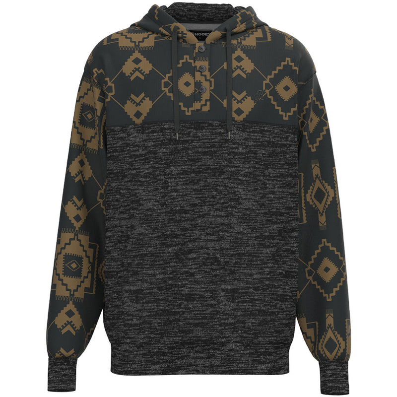 "Jimmy" Black w/Tan Aztec Hoody