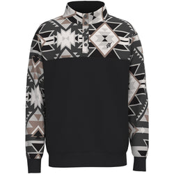 "Stevie" Black/White w/Aztec Pullover