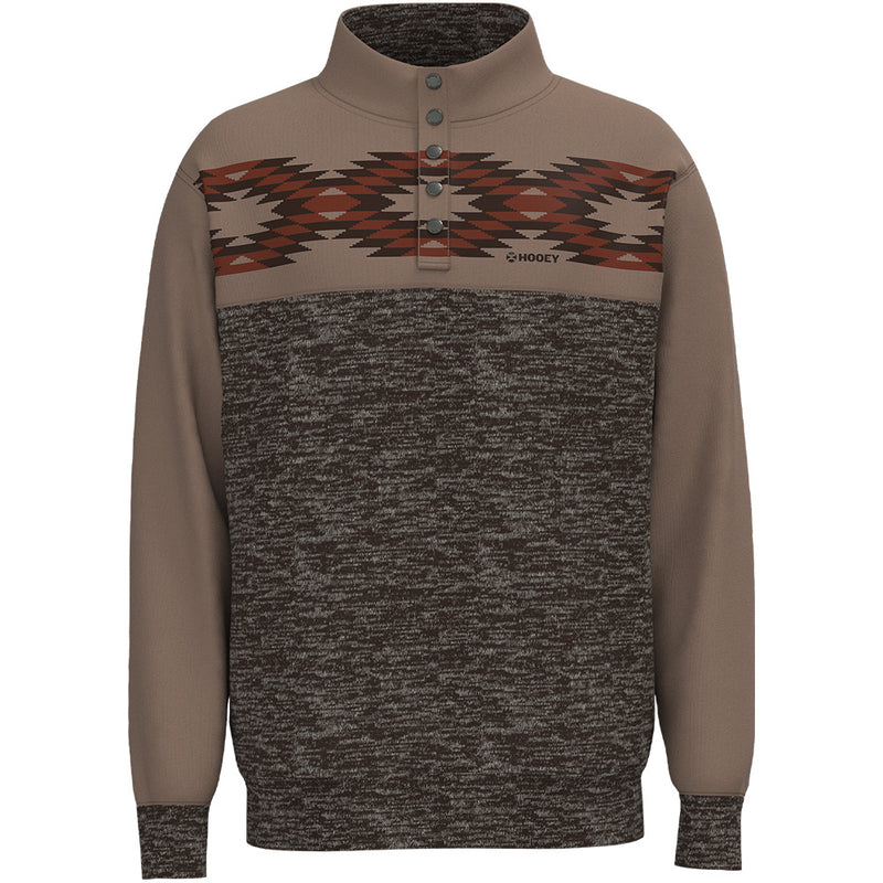 "Stevie" Brown / Tan w/Pattern Pullover