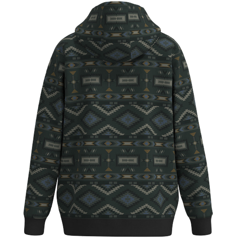 Youth "Legendary Hoody" Black w/ Multi-Color Aztec