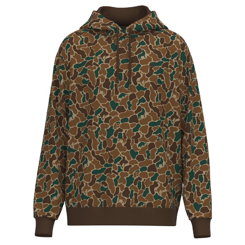 "Legendary" Hoody Brown & Green Critter Camo