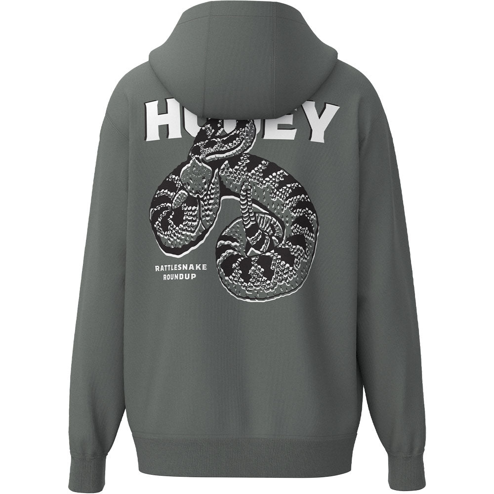 "Rattler" Grey w/Black & White Snake Logo