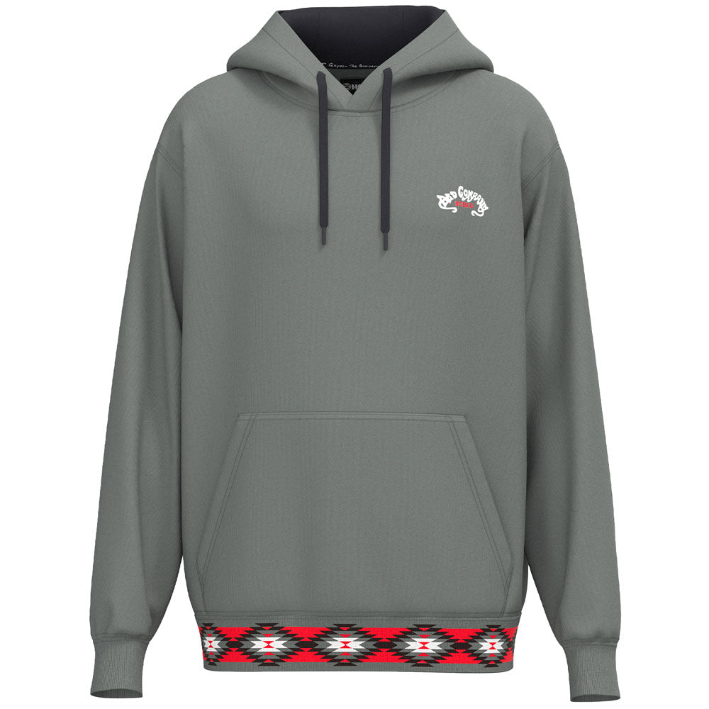Bad Company Rodeo Hoody Grey w/ Logo on Back