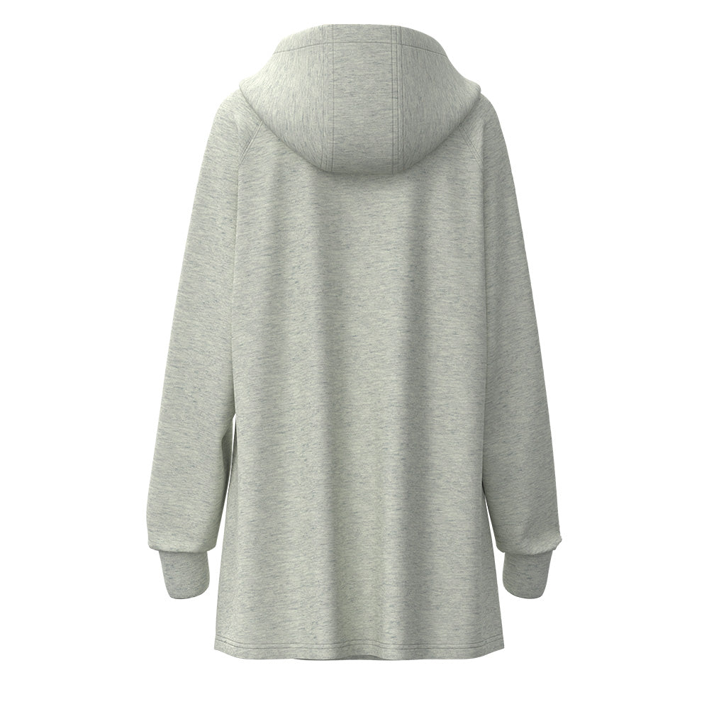 "Corpus Hoody Dress " Grey Heathered