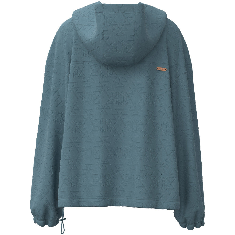 "Mazatlan" Blue w/Half Zipper Pullover